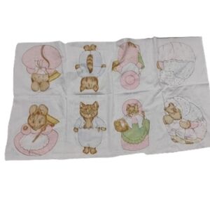 Vintage Beatrix Potter Craft Sew Stuffed Animal Fabric